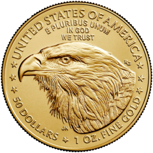 american eagle gold coin back