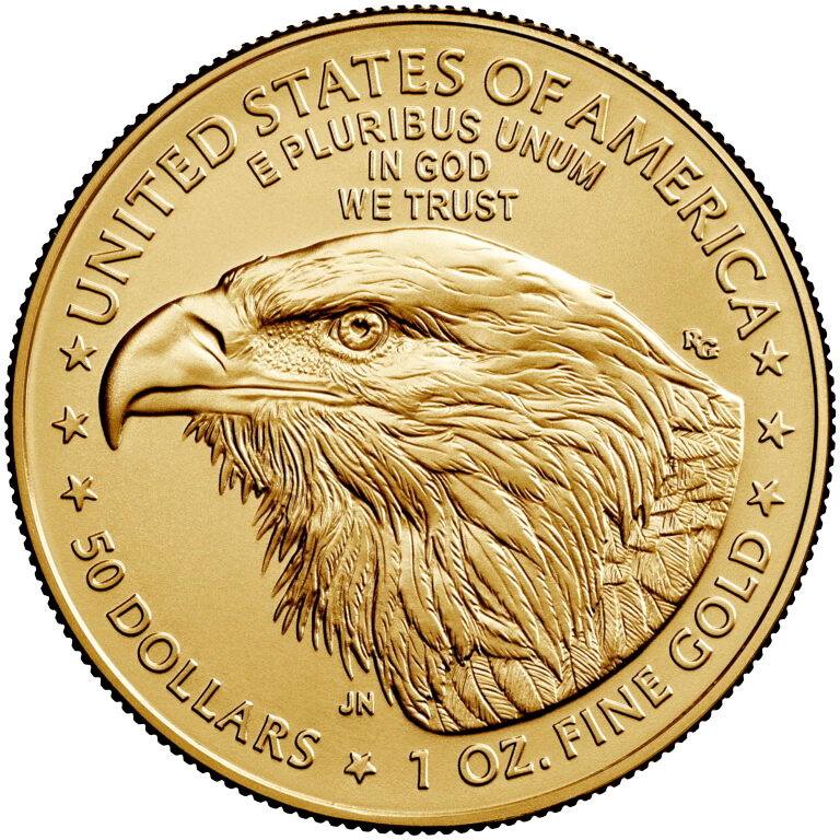 american eagle gold coin back