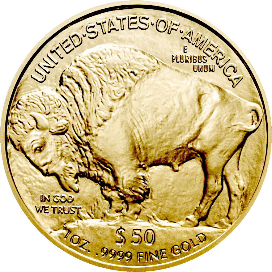 American Gold Buffalo Coins back
