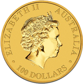 Australian Gold Kangaroo Coins back