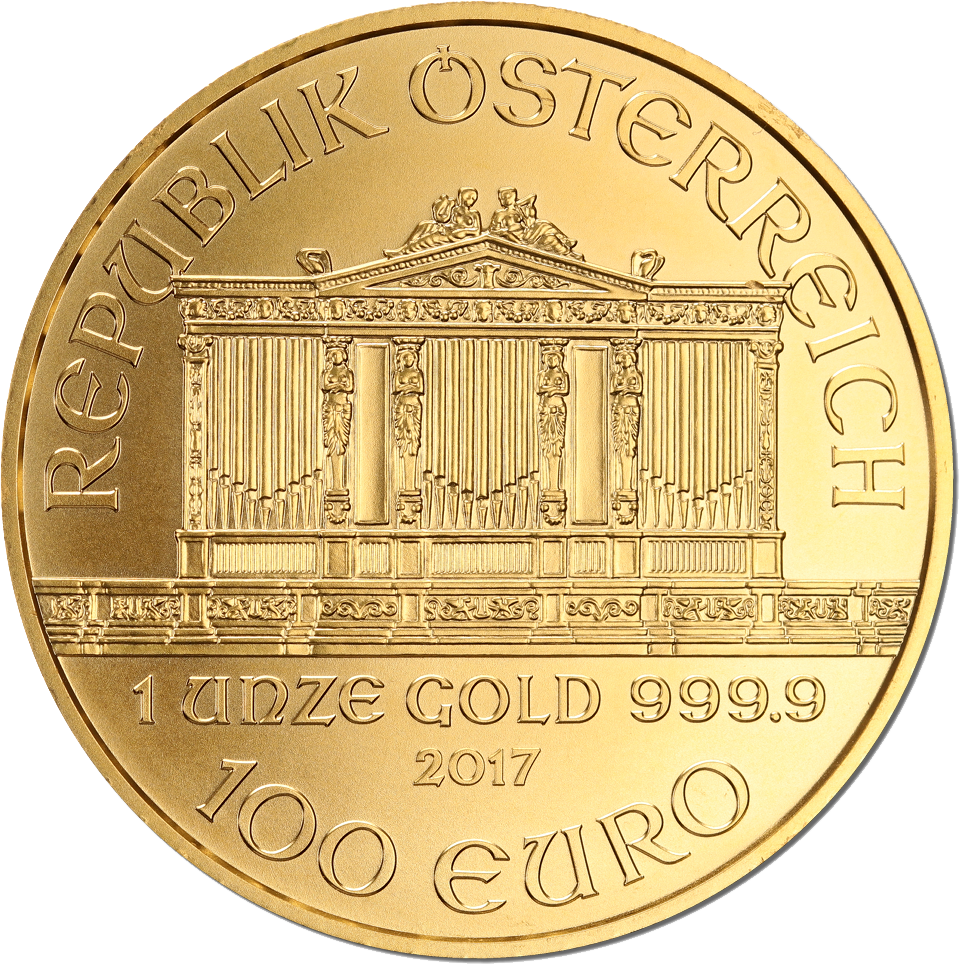 Austrian Philharmonic Gold Coin front