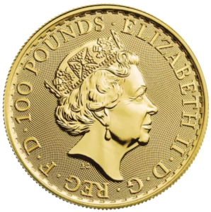 Britannia Gold Coin back