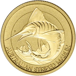 Gold Australian Striped Marlin Coin