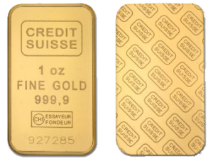 credit suisse gold bars