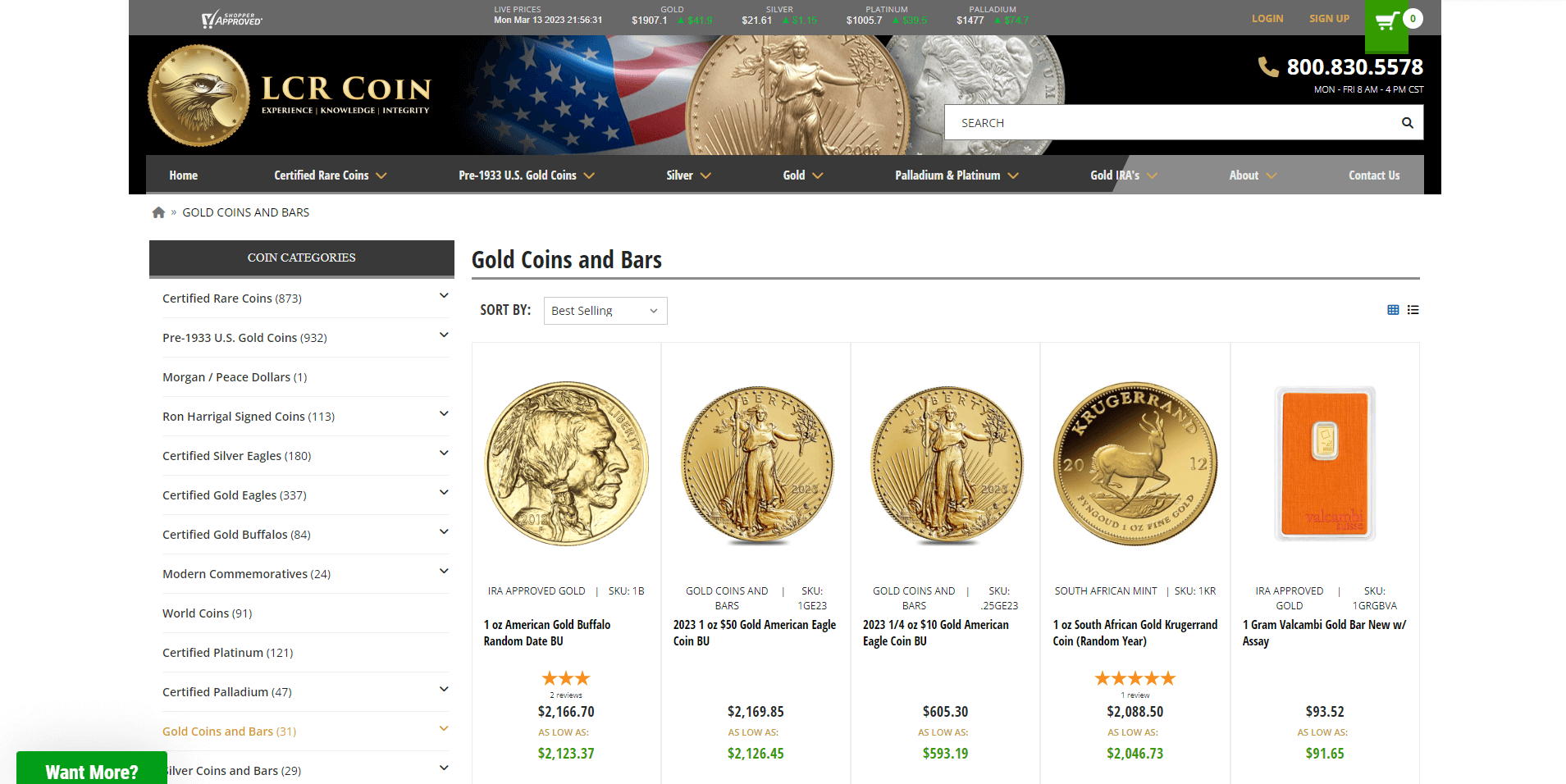 lcr coin gold ira review products and services