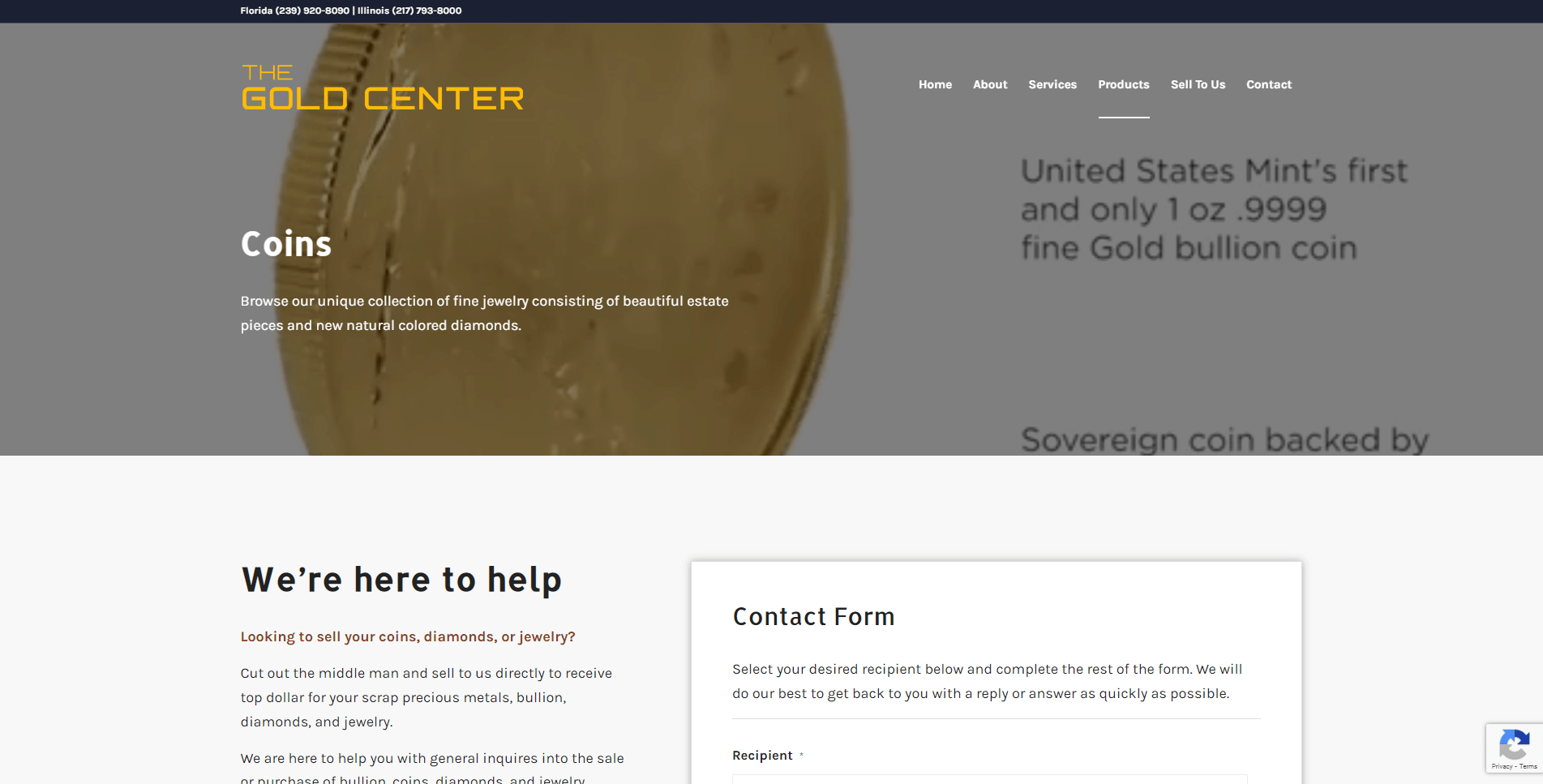 the gold center gold ira review products and services