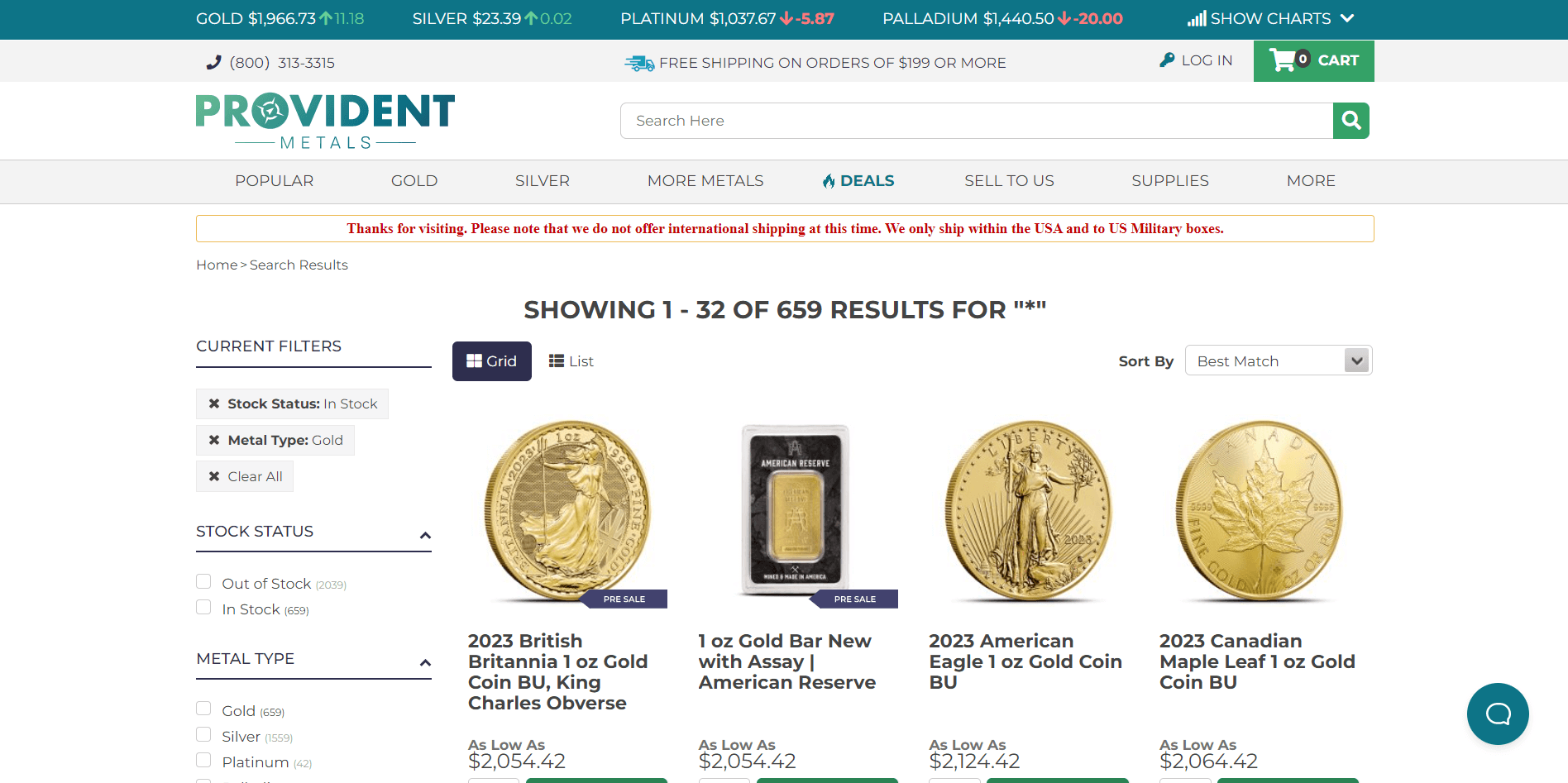 provident metals gold ira revivew products and services