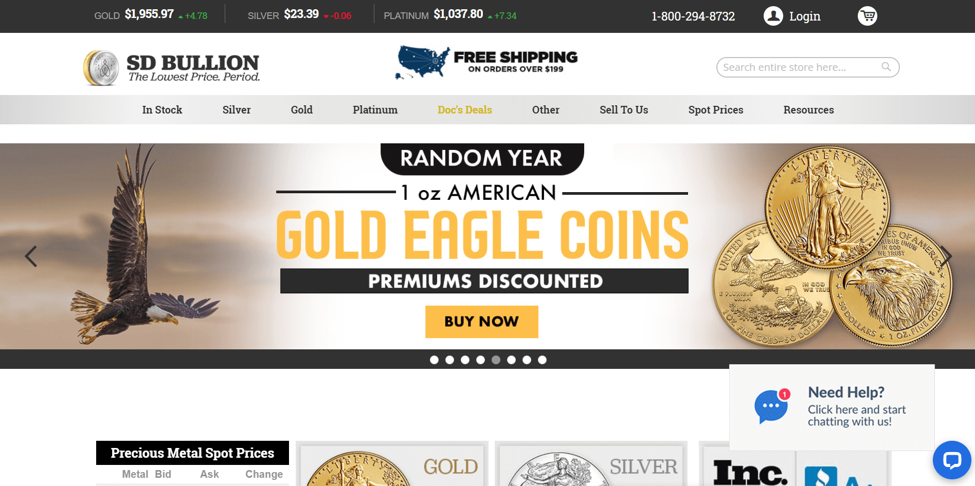 sd bullion gold ira review homepage